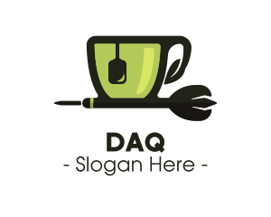 Mug - Tea Cup Dart logo design