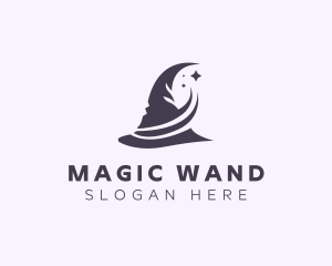 Wizard Witch Hat  logo design