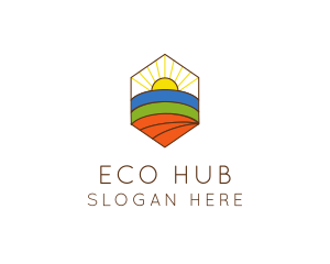 Ecosystem - Farming Agriculture Field logo design