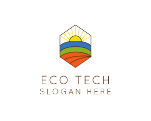 Ecosystem - Farming Agriculture Field logo design