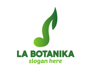Green - Green Leaf Music logo design