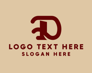 Line - Generic Marketing Letter D logo design