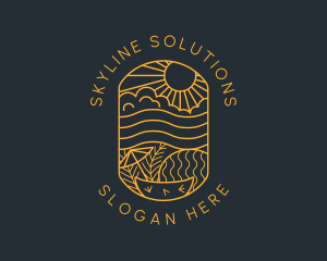 Sunshine Beach Resort logo design