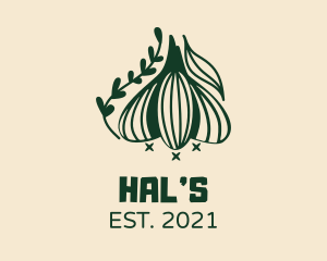 Supermarket - Garlic Cooking Ingredient logo design