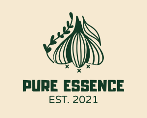 Ingredient - Garlic Cooking Ingredient logo design