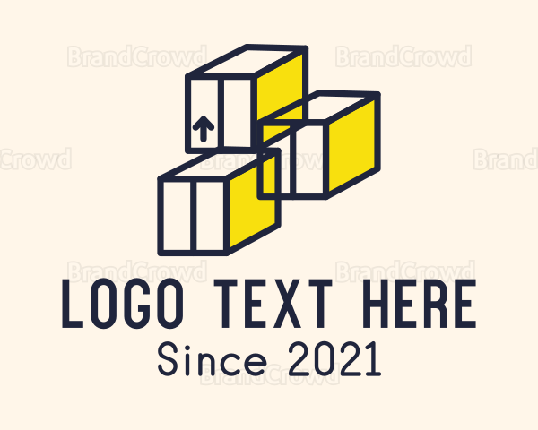 Container Box Logistics Logo