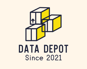 Repository - Container Box Logistics logo design