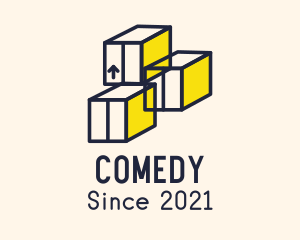 Trading - Container Box Logistics logo design