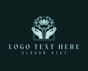 Florist - Flower Hand Spa logo design