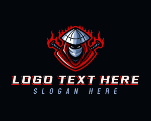 Stealth - Ninja Samurai Gaming logo design