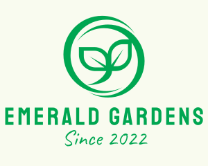 Herbal Seedling Gardening  logo design