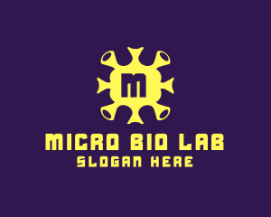 Microbiologist - Bacteria Virus Microbiologist logo design