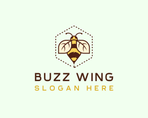 Honey Bee Insect logo design