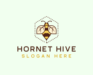 Honey Bee Insect logo design