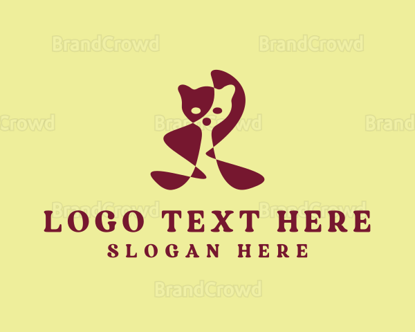 Teddy Bear Mosaic Logo