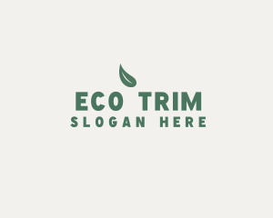 Natural Eco Leaf logo design