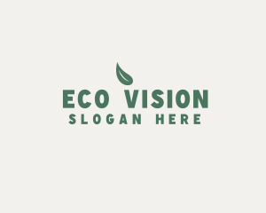 Natural Eco Leaf logo design