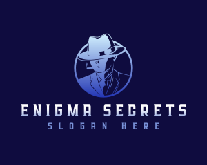 Mysterious - Mysterious Investigator Mobster logo design