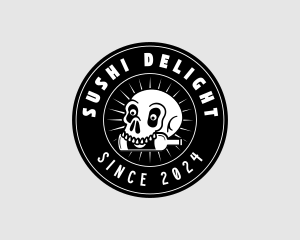 Skull Pub Liquor logo design