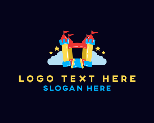 Inflatable - Inflatable Bounce Castle logo design