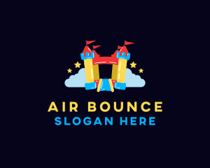 Inflatable - Inflatable Bounce Castle logo design