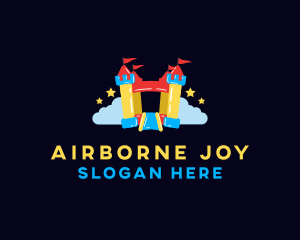 Inflatable Bounce Castle logo design