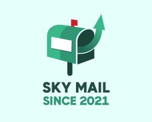 Arrow Postal Mailbox  logo design