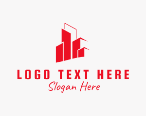 Red - Professional Business Tower logo design