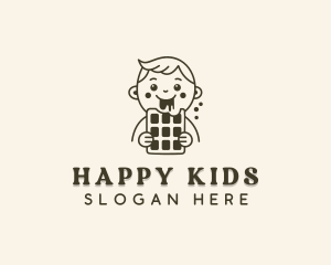 Kid Chocolate Bar logo design