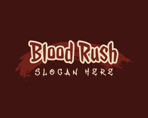 Bloody Brush Business logo design