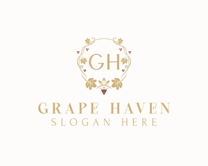 Vineyard - Grape Vineyard Winery logo design