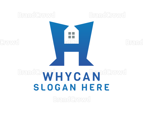 Geometric H House Logo