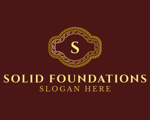 Influencer - Golden Chain Wedding Planner logo design