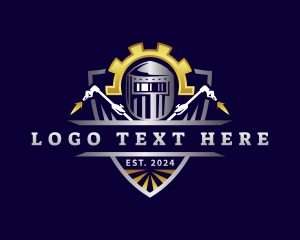 Emblem - Welding Gear Repair logo design