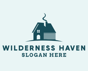 Lodge - Realty Housing Cabin logo design