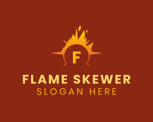 Hot Sun Flaming  logo design