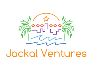 Tropical City Oasis logo design