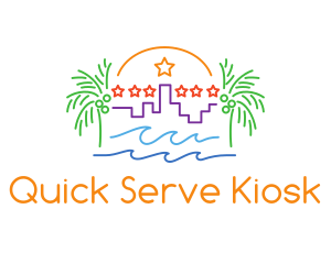 Tropical City Oasis logo design