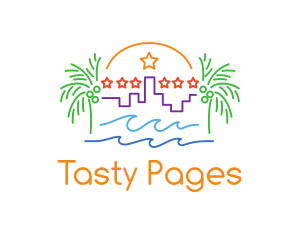 Tropical City Oasis logo design