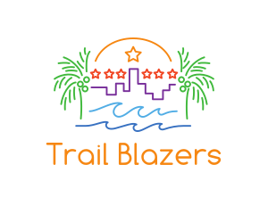 Tropical City Oasis logo design