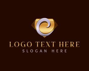 Premium - Diamond Gem Letter C logo design