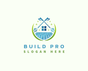 Housekeeping - Pressure Wash Cleaning logo design