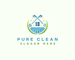 Pressure Wash Cleaning logo design