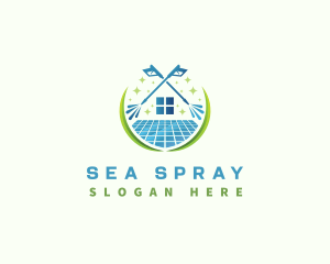 Pressure Wash Cleaning logo design