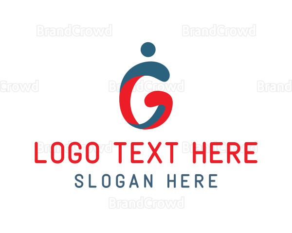 Human Motion Company Letter G Logo