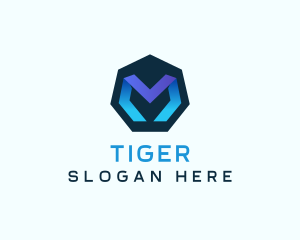 Shape - Startup Geometric Letter M logo design