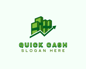 Cash - Cash Stock Market logo design