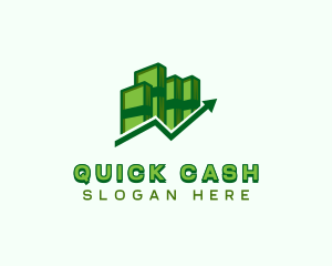 Cash Stock Market logo design