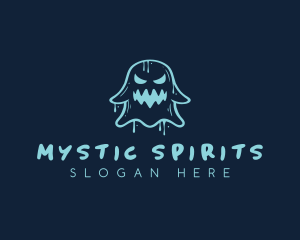 Spooky Ghost Graffiti logo design