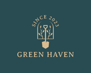 Landscaper - Landscaping Shovel Garden logo design